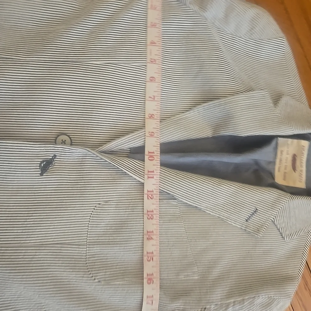 Striped Gray Blazer - Picture 10 of 10